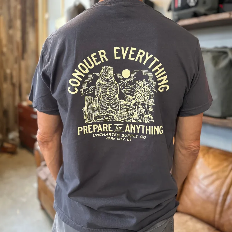 Conquer Everything T-Shirt - Blue