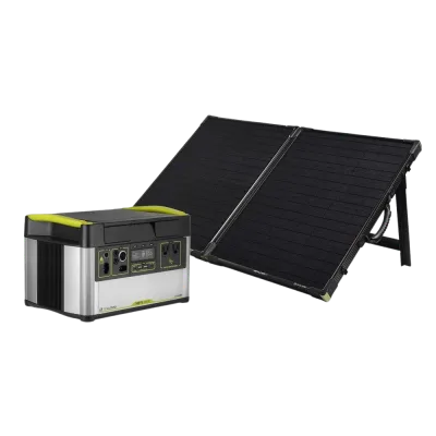 Goal Zero Yeti 1000x 120v Solar Kit W/ Boulder 100bc