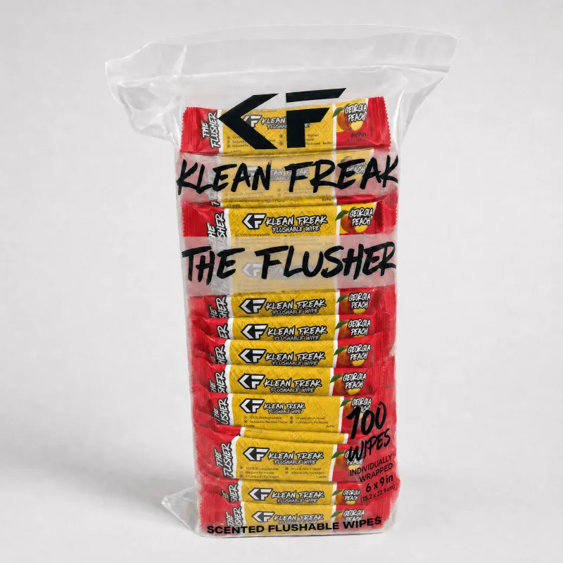 The Flusher – 100-pakning – Spylbare våtservietter