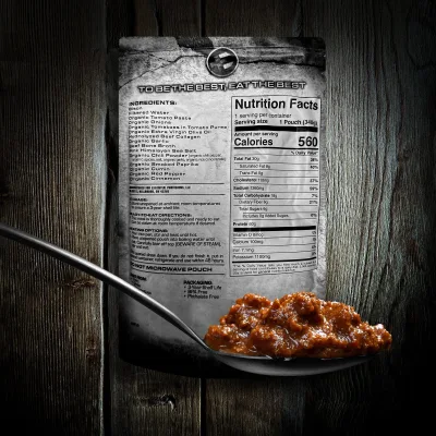 Meal Ready-to-Eat - Bison Chili