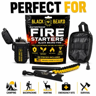 Black Beard Fire Plug Kit | Feuerstarter-Set