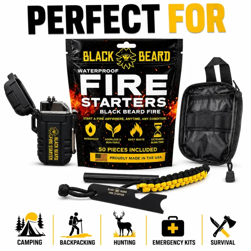 Black Beard Fire Plug Kit | Feuerstarter-Set