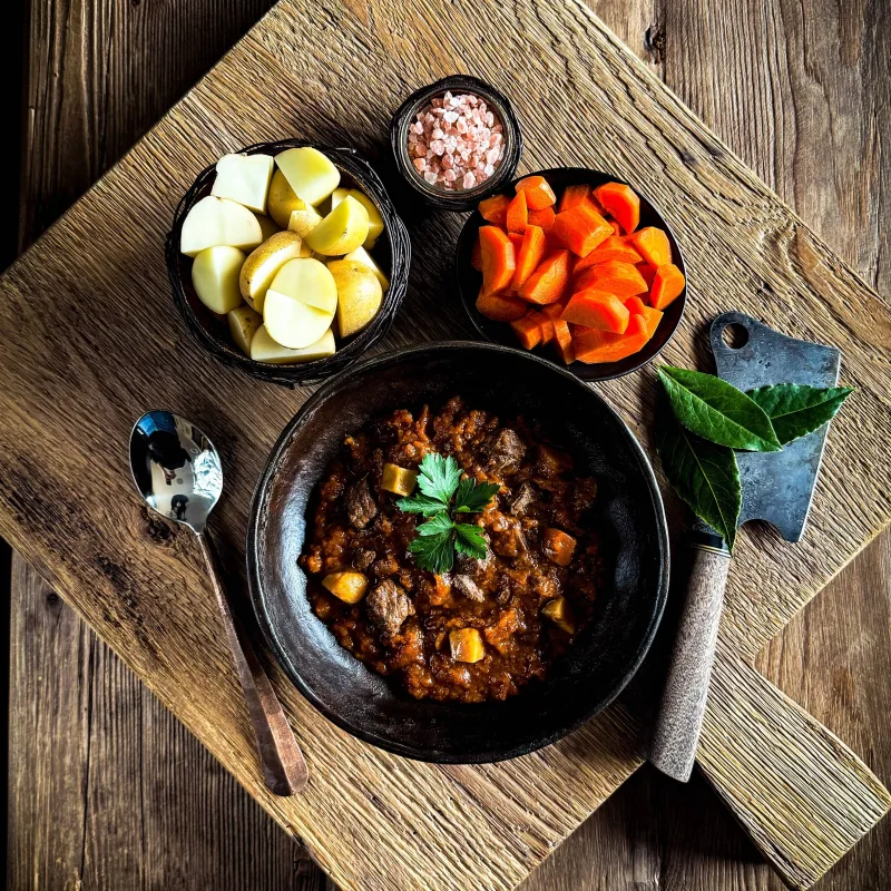 Repas prêt à consommer - Ragoût de bison