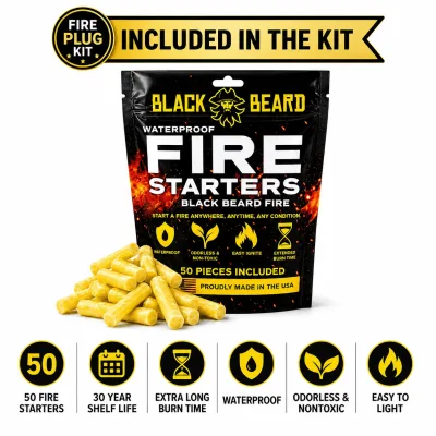 Black Beard Fire Plug Kit | Feuerstarter-Set